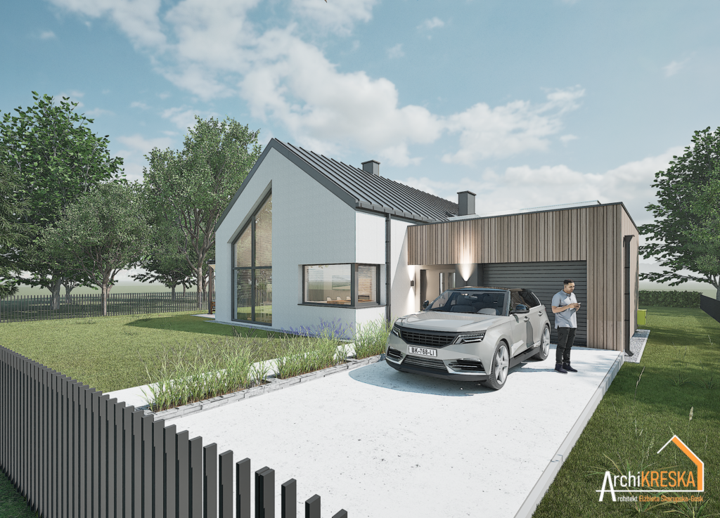 Projekt domu typu Modern House