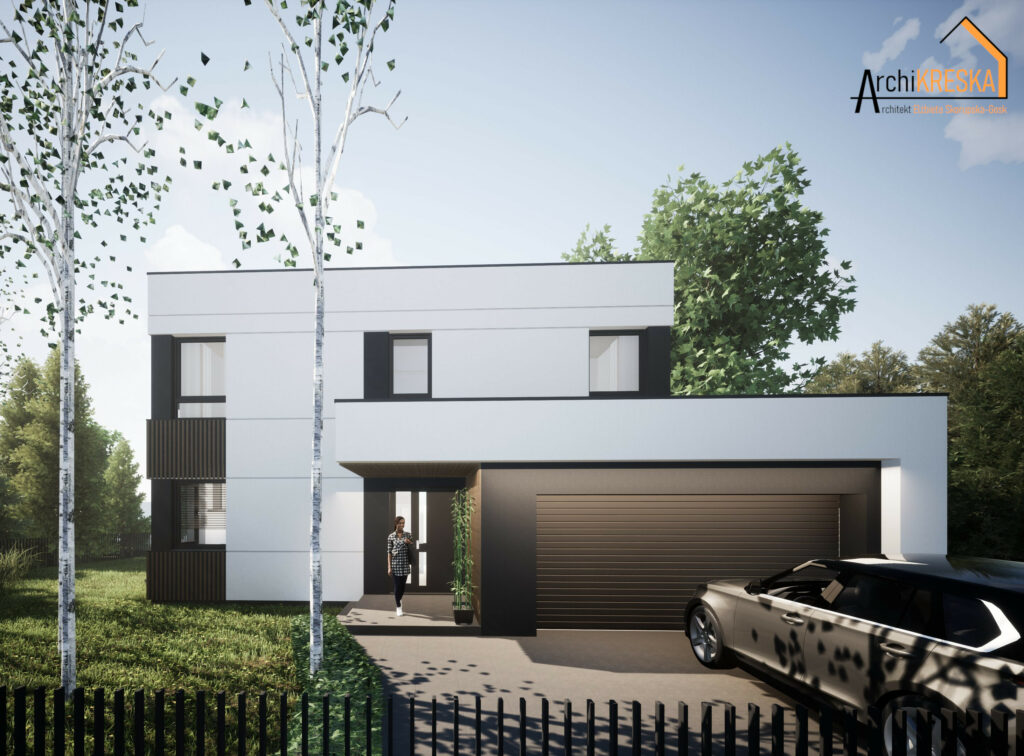 Projekt domu typu Modern Cube