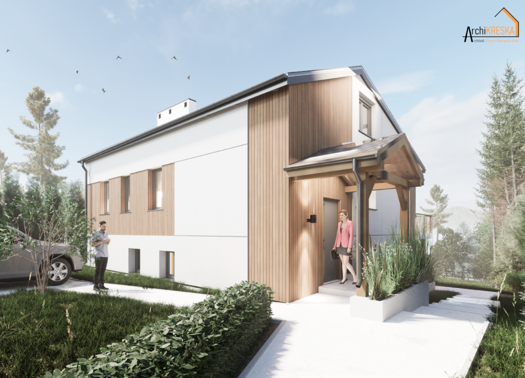 Projekt domu typu Lake House