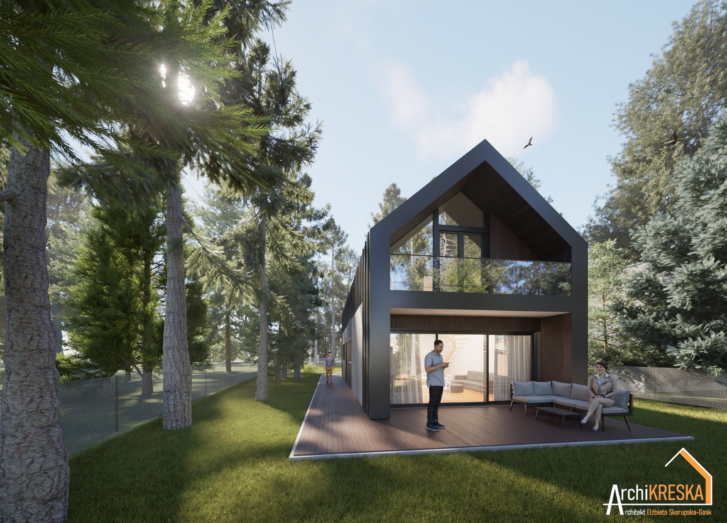 Projekt domu typu Nowoczesna Stodoła