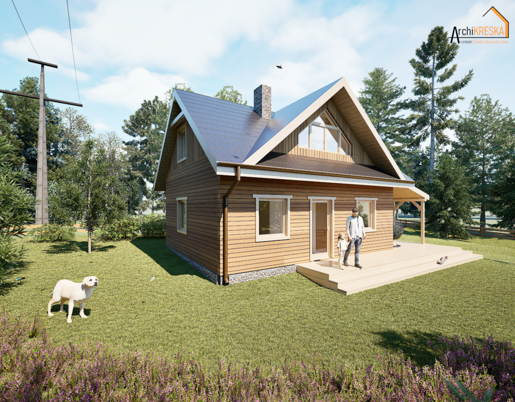 Projekt domu typu Summer House - wer. I